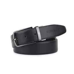 JND Men Textured Leather Reversible Formal Belt-image-51