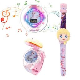 SWADESI STUFF Unisex Kids Printed Dial & Straps Digital Multi Function Automatic Watch 3D PRINCESS image 1