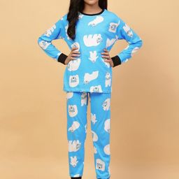 Ninos Dreams Girls Printed Night suit-image-69