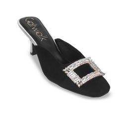 Catwalk Embellished Suede Stiletto Mules-32