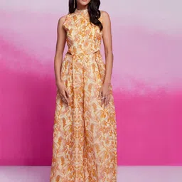 ODETTE Printed Basic Jumpsuit-image-19