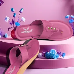 BERSACHE Women Open Toe Flats-41