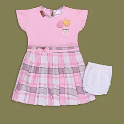 Wish Karo Girls Checked Top-image-48