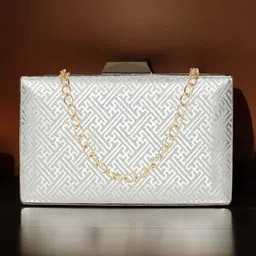 CRUSSET Printed Box Clutch-11