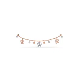BHIMA 18K BIS Hallmark 750 Purity Mini Ribbon Ball Bracelet-image-22