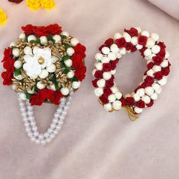 Gadinfashion Pack Of 2 Women Bridal Flower Juda Mogra Gajra Bun-68