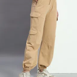 Q-rious Women Loose Fit Joggers Cotton Trousers-image-70