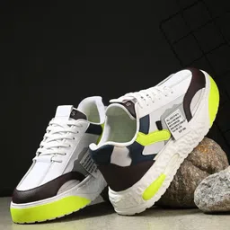 K Footlance Men Colourblocked Lace-Ups Sneakers-image-1
