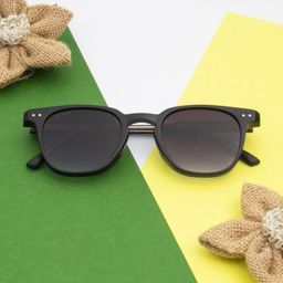 Ted Smith Unisex Wayfarer Sunglasses with UV Protected Lens WINNIE_C2-14