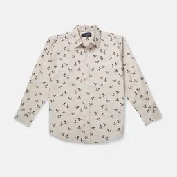 Gini and Jony Boys Standard Opaque Printed Casual Shirt-image-98