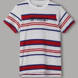 Fame Forever by Lifestyle Boys Striped Applique T-shirt-picture-52