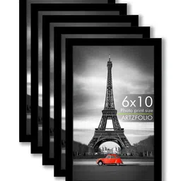 ArtzFolio Black 5 to 7 Pieces Wood Wall Photo Frames-image-49
