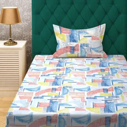 ROSARA HOME Unisex Blue Bedsheets-image-37