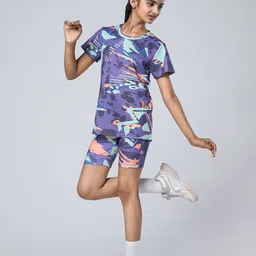 UMILDO Girls Printed Shirt with Shorts-image-29