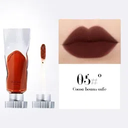 VBA Ice Cube Velvet Lip Glaze Waterproof Lipstick 9 ml - Cocoa Beans Cafe 05 image 2