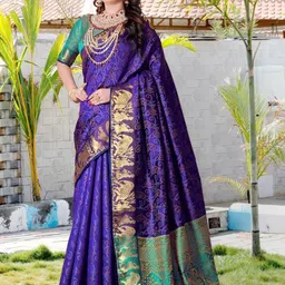 jayant creation Bandhani Printed Zari Pure Silk Patola Saree-picture-33