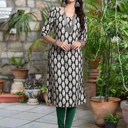 Ethnic basket Women Multicoloured Kurtas-picture-13