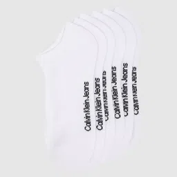 Calvin Klein Men Pack Of 6 Logo Patterned Ankle-Length Socks-picture-34