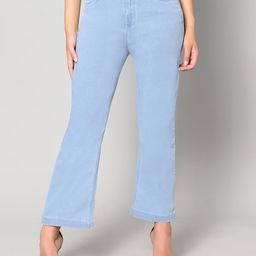 Rea-Lize Women Bootcut High-Rise Stretchable Jeans-image-88