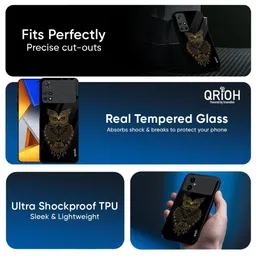 QRIOH Quirky Printed Poco X7 Pro 5G Back Case Mobile Accessories image 3