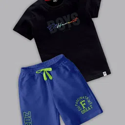 BAESD Boys Printed T-shirt with Shorts-16