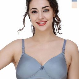 College Girl Women Pack Of 2 Full Coverage Lightly Padded Bra-image-63