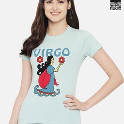 Tromko Women Pack of 2 Graphic Printed Round Neck Cotton Regular Fit T-shirts-picture-23