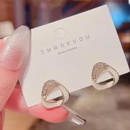 Estailo fashion Artificial Stones Studded Contemporary Studs-picture-27