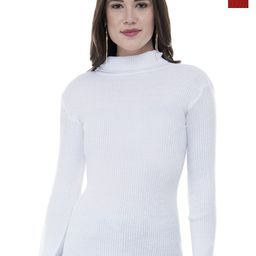 IndiWeaves Women Pack Of 2 Woollen Ribbed High Neck Pullover Sweaters-image-67
