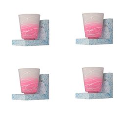 SOMIL Pink Glass Cylinder Printed Wall Lamps-image-80