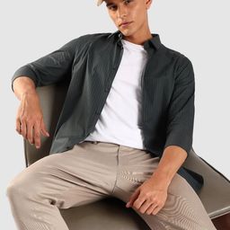 Calvin Klein Jeans Men Slim Fit Striped Casual Shirt-image-70