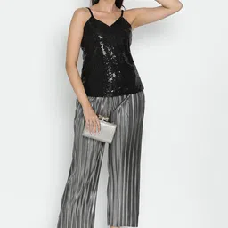 DRAAX Fashions Embellished Styled Back Top-image-79