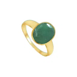 GenZcomplex Gold-Plated Brass Finger Ring-image-77