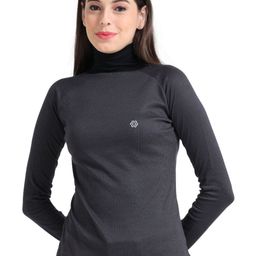 ECOLINE Clothing Women Turtle Neck Antimicrobial Applique T-shirt-image-11