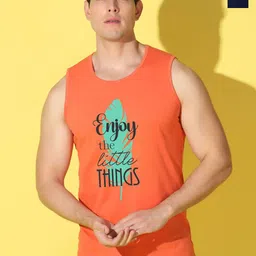 WOOSTRO Pack Of 2 Printed Combed Cotton GymInnerwear VWS26(ENJOY ORANGE)(HARD NAVY)-image-43