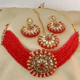Anouk Women Red Jewellery Set-72