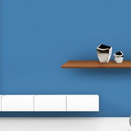 ArtzFolio Printed UV-Resistant Anti-Bacterial Blues & Cyans Family Steel Blue Colour Peel & Stick Wallpaper-image-69