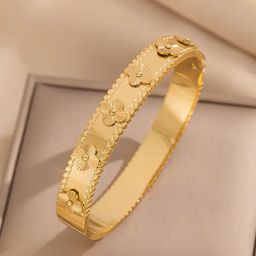 DressBerry Women Antique Gold-Plated Bangle-Style Bracelet-53