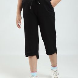 Monte Carlo Girls Regular Fit Cotton Capris-image-90