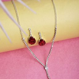 Sangria Stone-Studded Jewellery Set-20