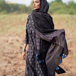 Chidiyaa Printed Block Print Dupatta image 3