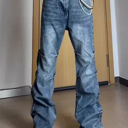 KPOP Men Urban Slim Slim Fit Trousers-picture-27