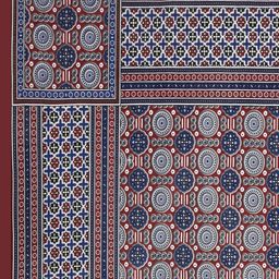 Desi Mantra Maroon & White Floral 120 TC Queen Bedsheet with 2 Pillow Covers-image-95