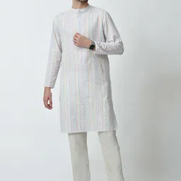 AMBI Men Striped Kurta-picture-31