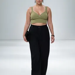 FREAKINS Women Straight Fit High-Rise Neat Black Curve Straight Korean Pants-image-69