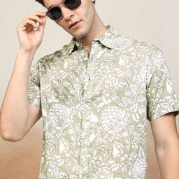 HIGHLANDER Men Floral Opaque Printed Casual Shirt-picture-22