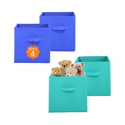 Aura Green & Blue 4 Pieces Multi-Utility Organisers-55