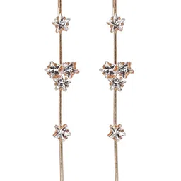 jyona JYONARose Gold-Plated Cubic Zirconia Ear Cuff image 4