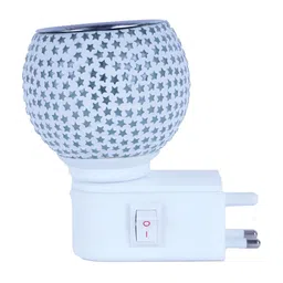 Gojeeva White Camphor Diffuser Glass With Switch image 2