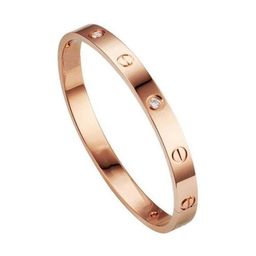 Designs By Jewels Galaxy Women Rose Gold American Diamond Rose Gold-Plated Bangle-Style Bracelet image 2